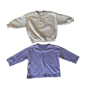 9-12M Zara Long Sleeve Bundle Boys Unisex